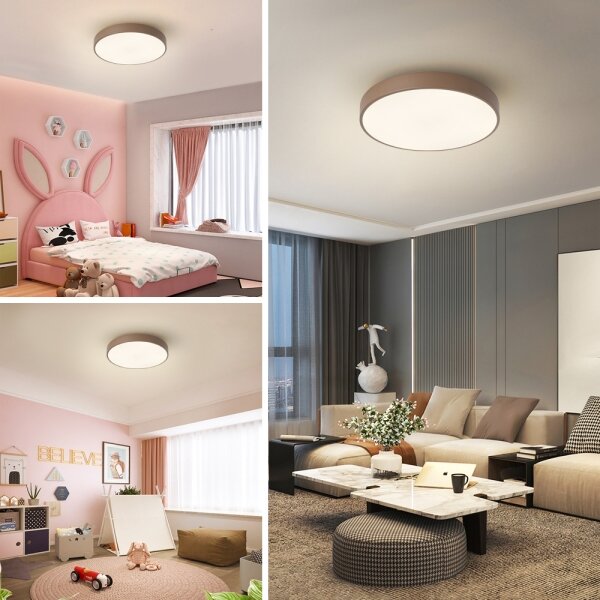 Brilagi - Plafoniera LED POOL LED/48W/230V 3000/4000/6000K 40 cm marrone