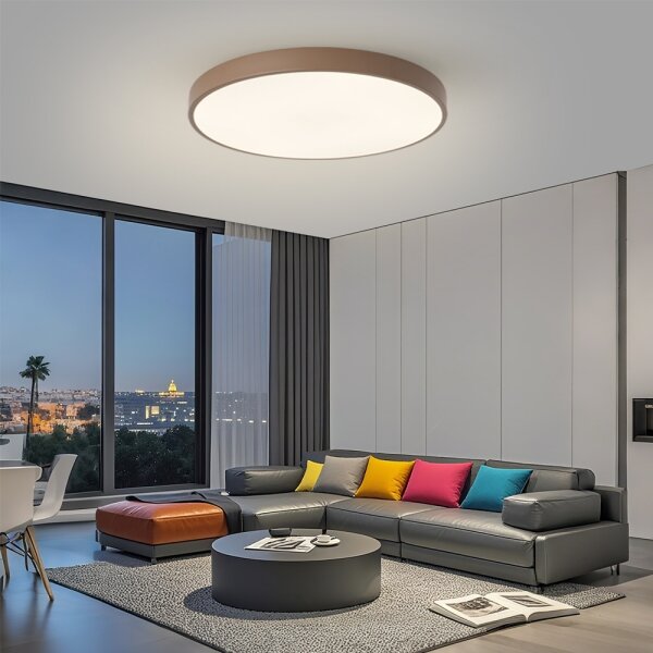 Brilagi - Plafoniera LED POOL LED/100W/230V 3000/4000/6000K 80 cm marrone