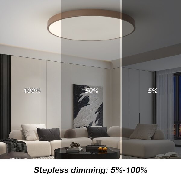 Brilagi-LED Lampada dimmerabile POOL SMART LED/100W/230V 80 cm Wi-Fi Tuya+telecomando marrone