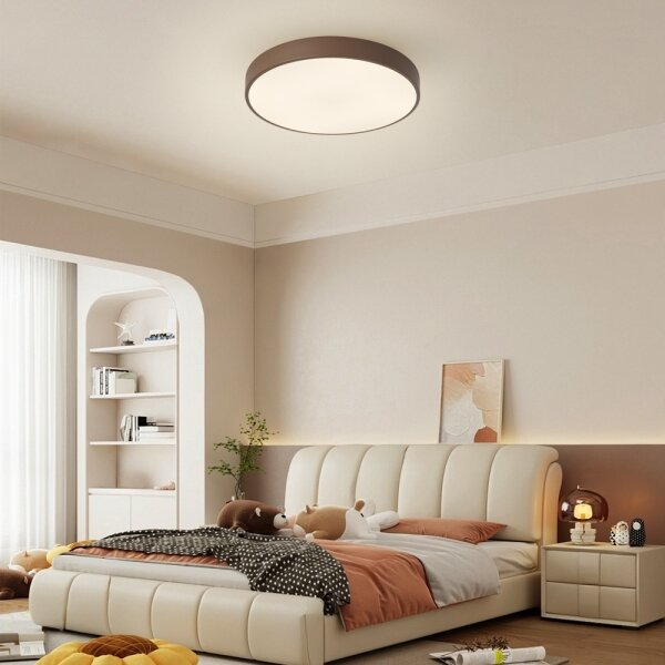 Brilagi - Plafoniera LED dimmerabile POOL LED/48W/230V 3000-6000K 40 cm marrone+telecomando