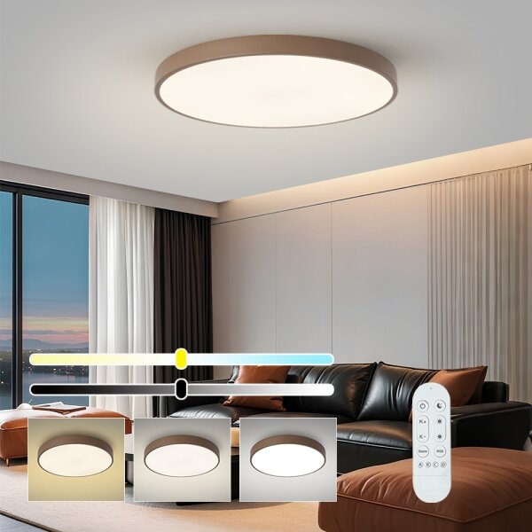 Brilagi-LED Lampada dimmerabile POOL SMART LED/100W/230V 80 cm Wi-Fi Tuya+telecomando marrone