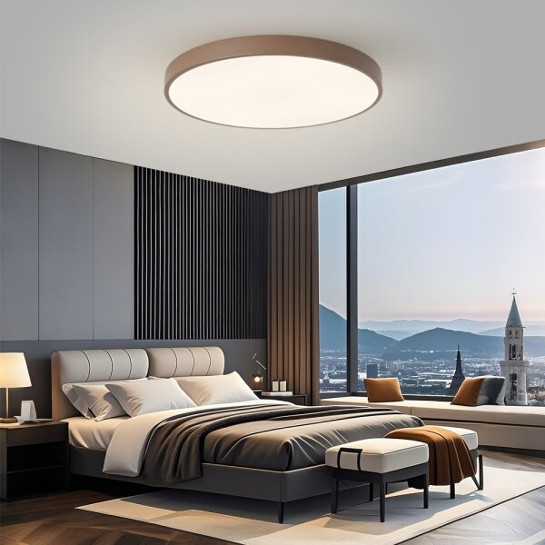 Brilagi-LED Lampada dimmerabile POOL SMART LED/100W/230V 80 cm Wi-Fi Tuya+telecomando marrone