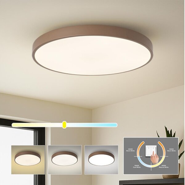 Brilagi - Plafoniera LED POOL LED/100W/230V 3000/4000/6000K 80 cm marrone