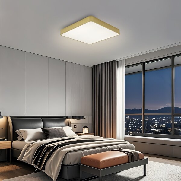 Brilagi - Plafoniera LED POOL LED/36W/230V 3000/4000/6000K 40x40 cm dorata