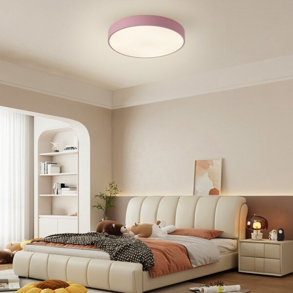 Brilagi - Plafoniera LED dimmerabile POOL LED/48W/230V 3000-6000K 40 cm rosa + telecomando