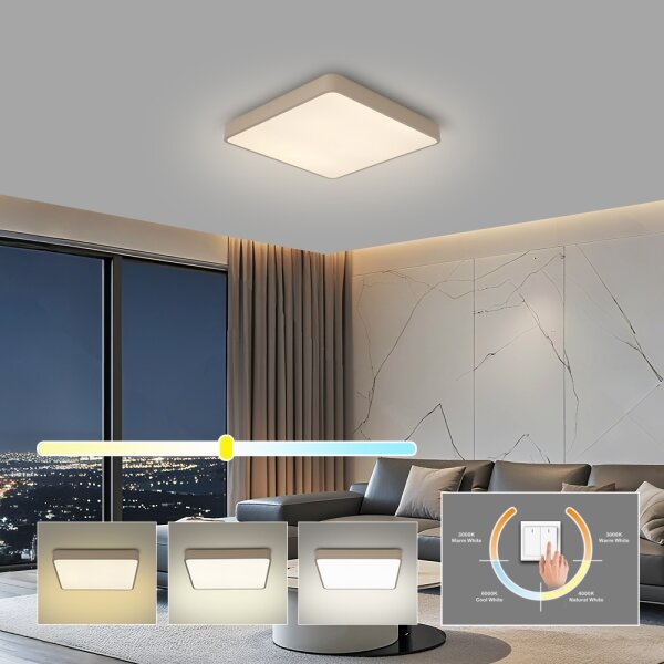 Brilagi - Plafoniera LED POOL LED/36W/230V 3000/4000/6000K 40x40 cm beige
