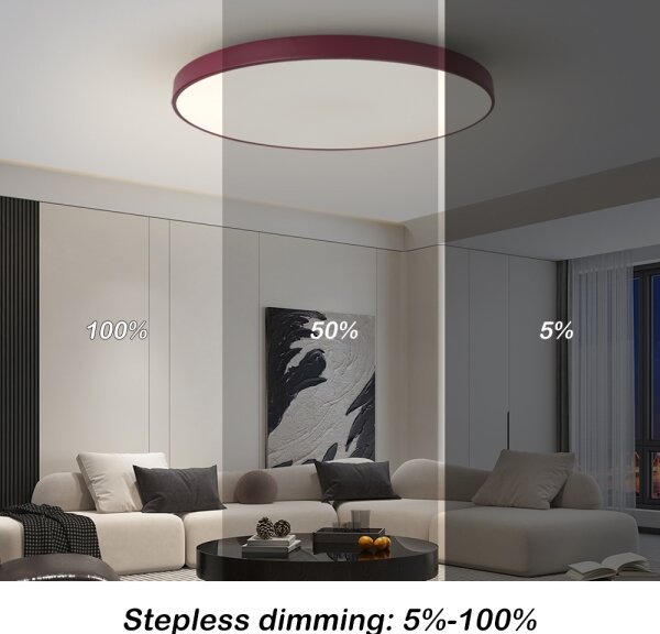 Brilagi-LED Lampada dimmerabile POOL SMART LED/100W/230V/80 cm Wi-Fi Tuya+telecomando bordeaux