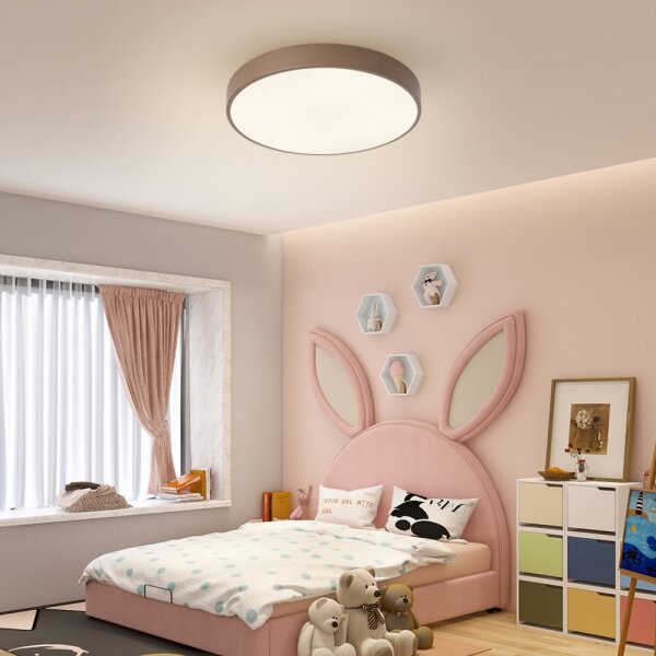 Brilagi - Plafoniera LED dimmerabile POOL LED/60W/230V 3000-6000K 50 cm marrone + telecomando