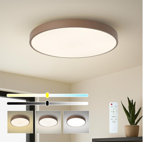 Brilagi - Plafoniera dimmerabile POOL LED/60W/230V 3000-6000K 60 cm marrone + telecomando
