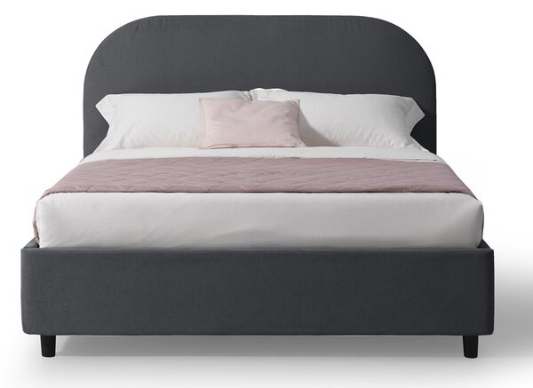 Letto Matrimoniale con Contenitore CADIZ Grigio scuro