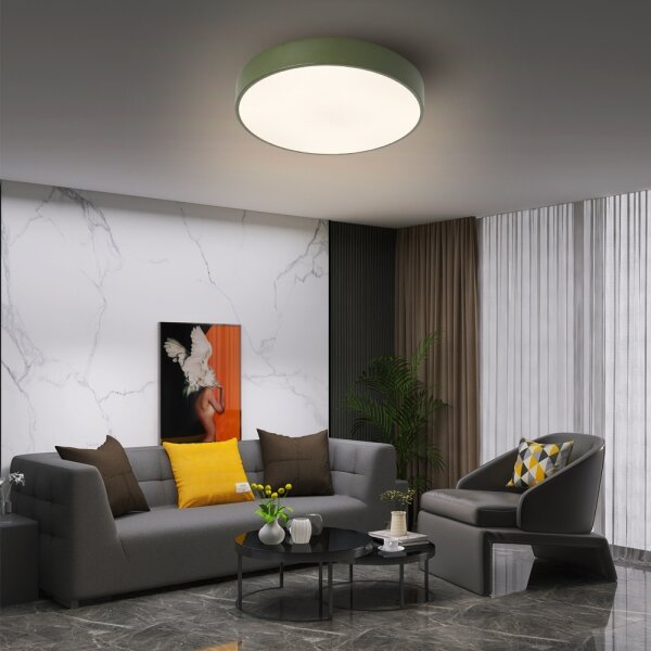 Brilagi - plafoniera LED dimmerabile POOL LED/36W/230V 3000-6000K 30 cm verde + telecomando