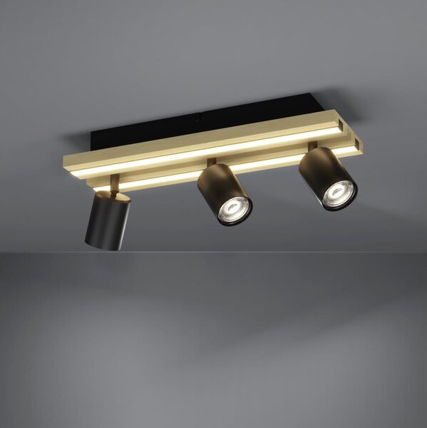 Eglo 390523 -Faretto LED GESTEIRA 3xLED/2,2W/230V+2x1,2W+2x2W beige/nero