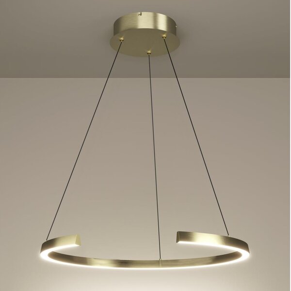 Eglo 390516 - Lampadario dimmerabile a sospensione su cavo LABONETE LED/24,8W/230V oro + telecomando