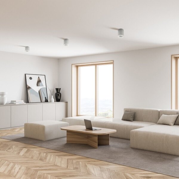 Zuma Line 20038-WH - LED RGBW dimmerabile faretto RONDOO 1xGU10/4,8W/230V bianco + telecomando