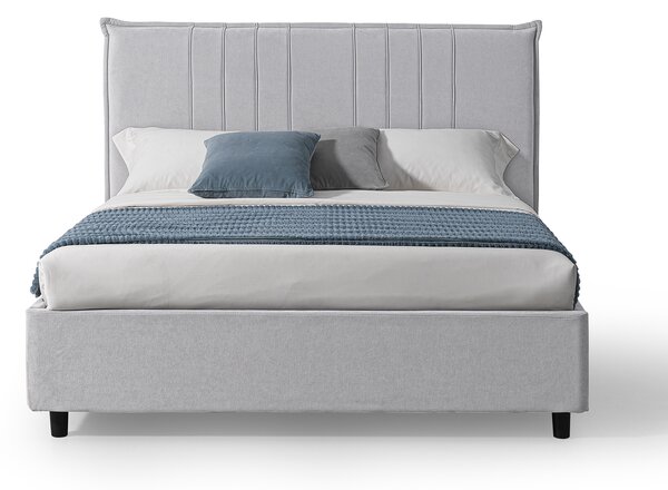 Letto Matrimoniale con Contenitore BILBAO Grigio