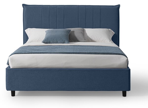 Letto Matrimoniale con Contenitore BILBAO Blu