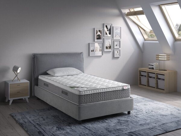 Materasso Memory Foam con Topper alto 25 cm BIG FASHION MEMORY 120x90 cm