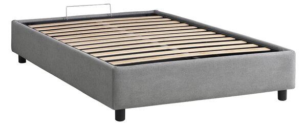 Base Letto Contenitore LIONE Grigio 120x195 cm