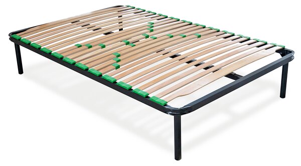 RETE LETTO A DOGHE IN LEGNO ORTOPEDICA MANGO 120x200 cm