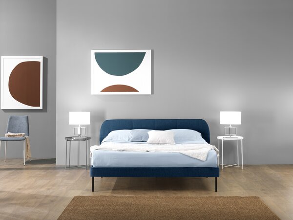 Letto MADRID 140 x 200 cm Blu