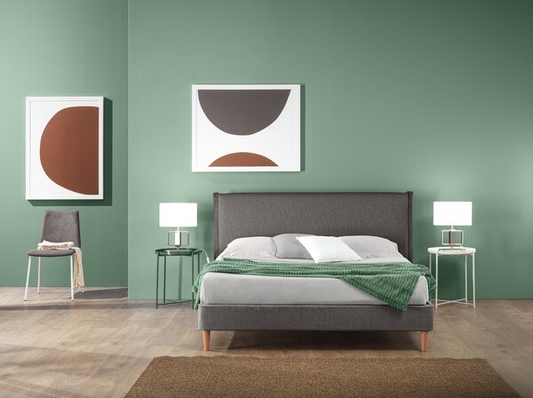 Letto PARIGI Tortora 140 x 200 cm