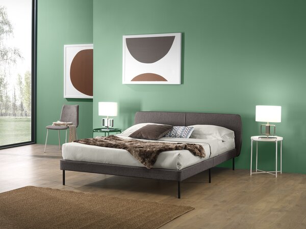 Letto TOKIO 140x200 cm Tortora