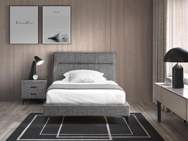 Letto TRIESTE 120x195 cm Antracite