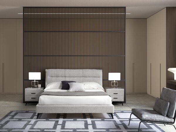 Letto TRIESTE 140x195 cm Bianco