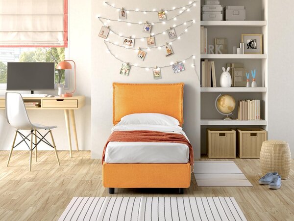 Letto Singolo Contenitore ARLES Giallo senape