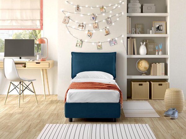 Letto Singolo Contenitore ARLES Blue