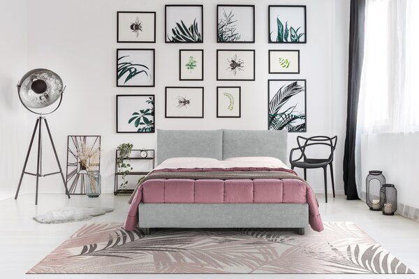 Letto Matrimoniale Contenitore NIMES Ghiaccio