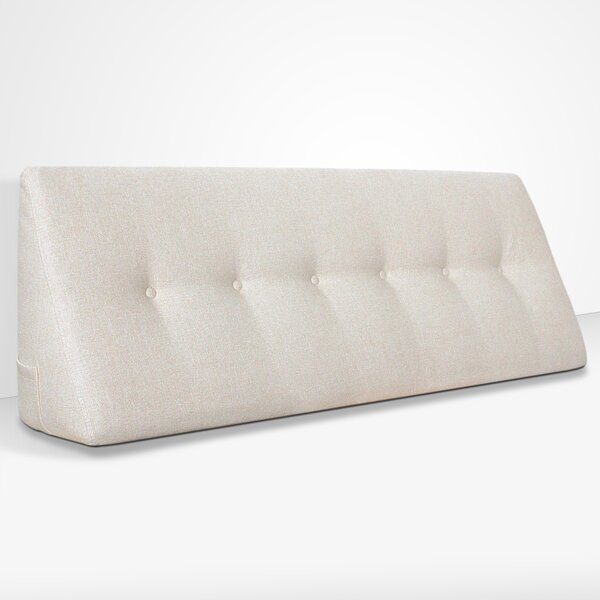 Cuscino da Lettura a Cuneo Chill Pillow 140 cm x 26 cm Crema