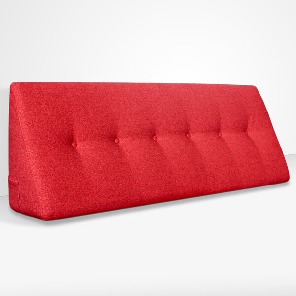 Cuscino da Lettura a Cuneo Chill Pillow 200 cm x 26 cm Rosso