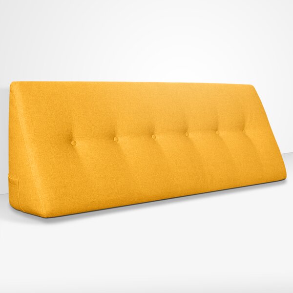 Cuscino da Lettura a Cuneo Chill Pillow 140 cm x 26 cm Giallo