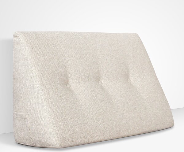 Cuscino da Lettura a Cuneo Chill Pillow 45 cm x 26 cm Crema