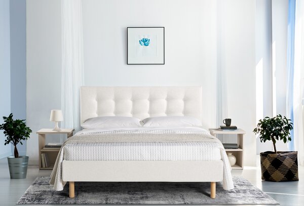 Letto LONDRA Bianco crema 160x190 cm