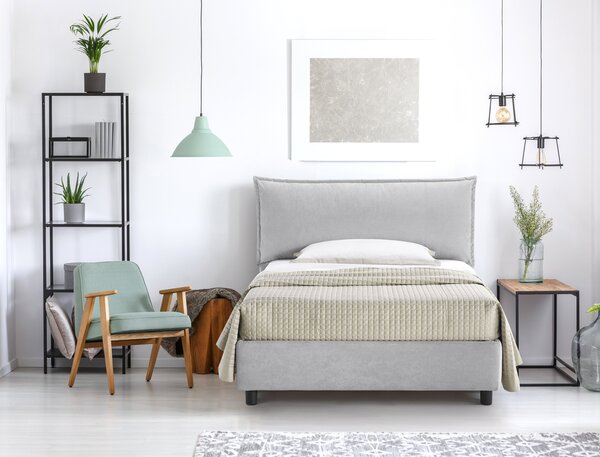 Letto Piazza e Mezzo Contenitore ARLES Ghiaccio