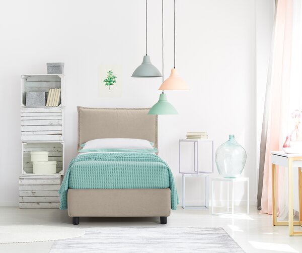 Letto Singolo Contenitore ARLES Tortora