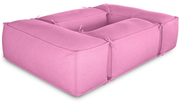 Salottino da esterno 2+2 moduli Rosa