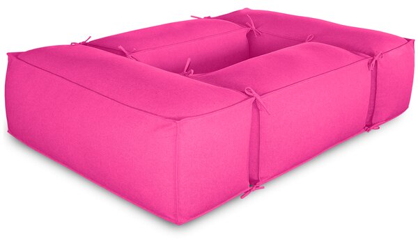Salottino da esterno 2+2 moduli Fucsia