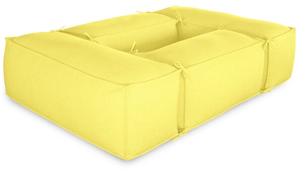 Salottino da esterno 2+2 moduli Giallo
