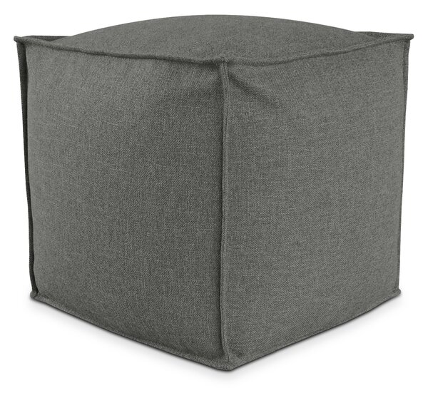 POUF QUADRATO PIUMA 50x50 cm Tortora