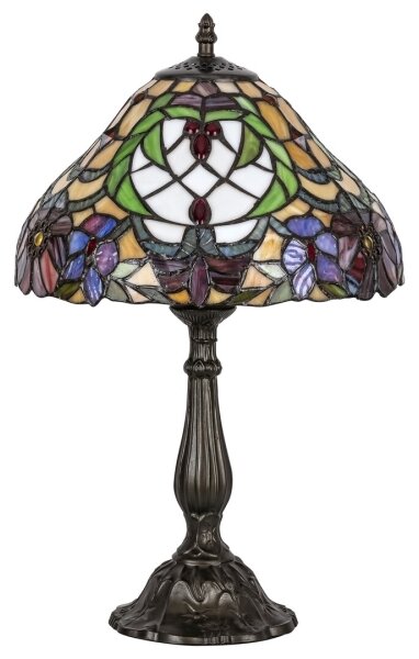 Rabalux 8090 - Lampada da tavolo Tiffany in vetro colorato MIRELLA 1xE27/60W/230V
