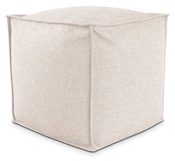 POUF QUADRATO PIUMA 50x50 cm Beige