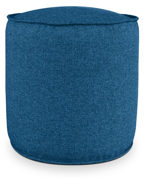 Pouf Rotondo da Interno & Esterno Piuma S Blu