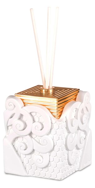 Profumatore Albero della vita Tappo Oro dimensione 7,2x h 8,5 cm per comunione battesimo in scatola regalo , bomboniera
