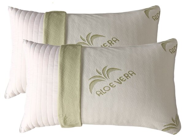 Cuscini fiocco memory Aloe vera 1 cuscino 40x70 cm