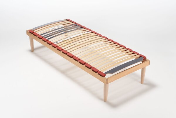 Rete in legno di faggio fissa Lemon 80x190 cm