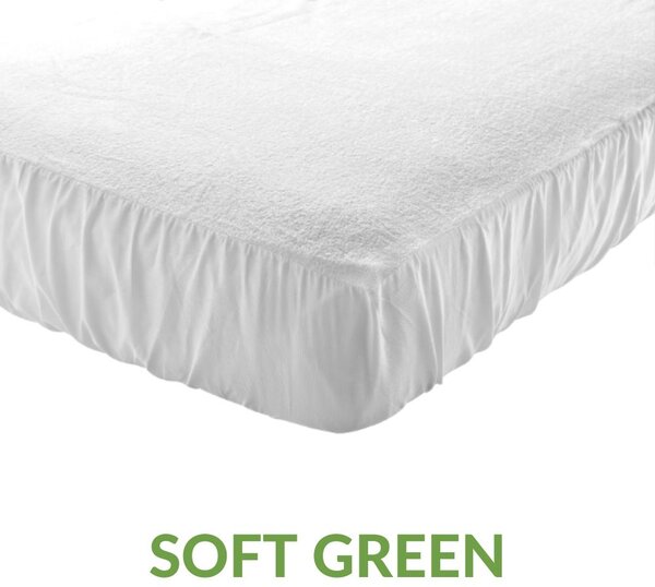 Coprimaterasso Soft Green 80x190 cm