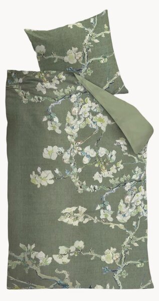 Set copripiumino in raso di cotone Blossoming